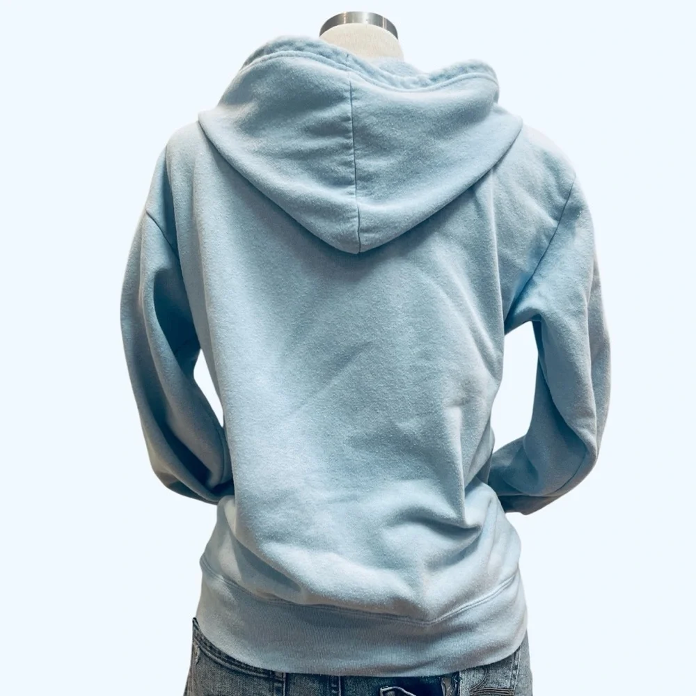 DISNEYLAND - Women's Light Blue STITCH Full Zip Hoodie - Picture 9 of 11